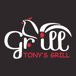 Tony's Grill Blackpool logo.